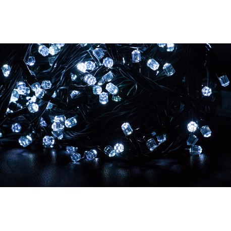 Vianočné led osvetlenie - diamantové diódy studená biela 240led diód