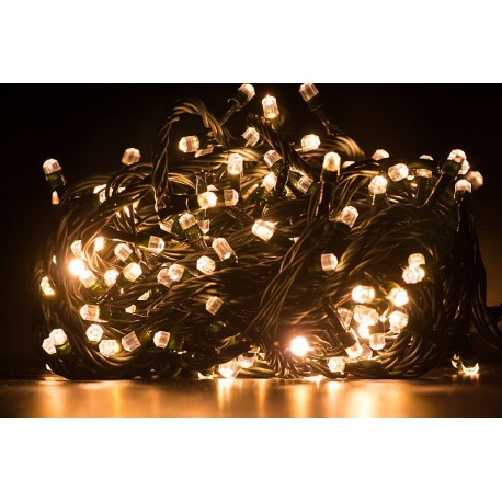 Vianočné led osvetlenie - diamantové diódy teplá biela 240led diód