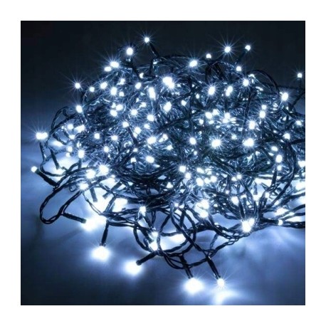 Studená biela 300ks led diód s flash efektom